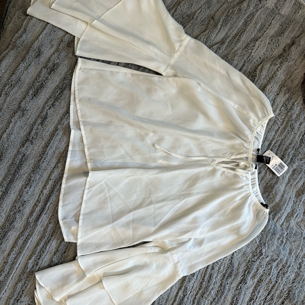 Stylish Cream Woven Top